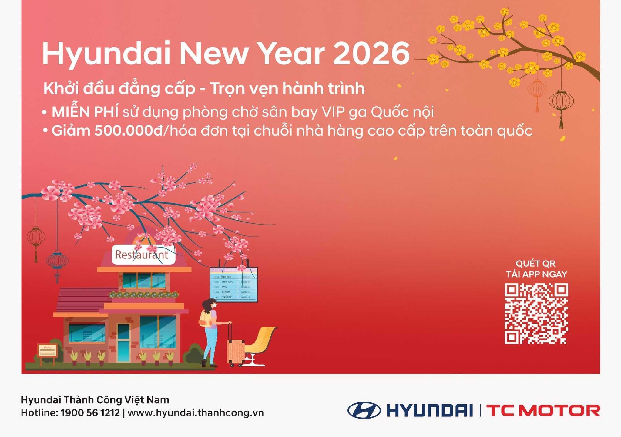 Hyundai New Year 2026 - Khởi đầu đẳng cấp - Trọn vẹn h&agrave;nh tr&igrave;nh