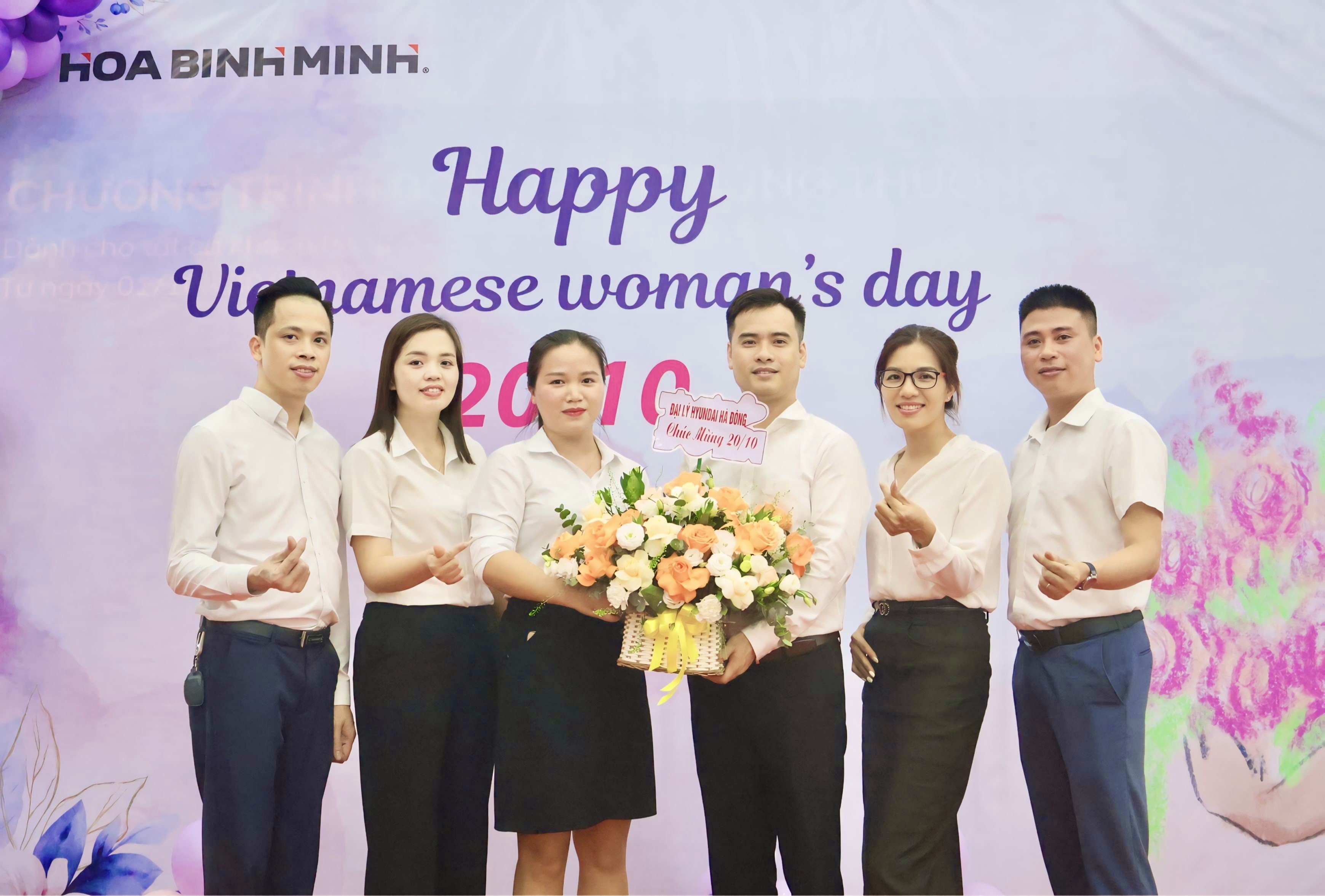 Ch&uacute;c mừng ng&agrave;y Phụ nữ Việt Nam 20/10