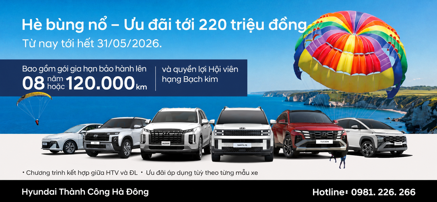 H&egrave; b&ugrave;ng nổ - Ưu đ&atilde;i tới 220 triệu