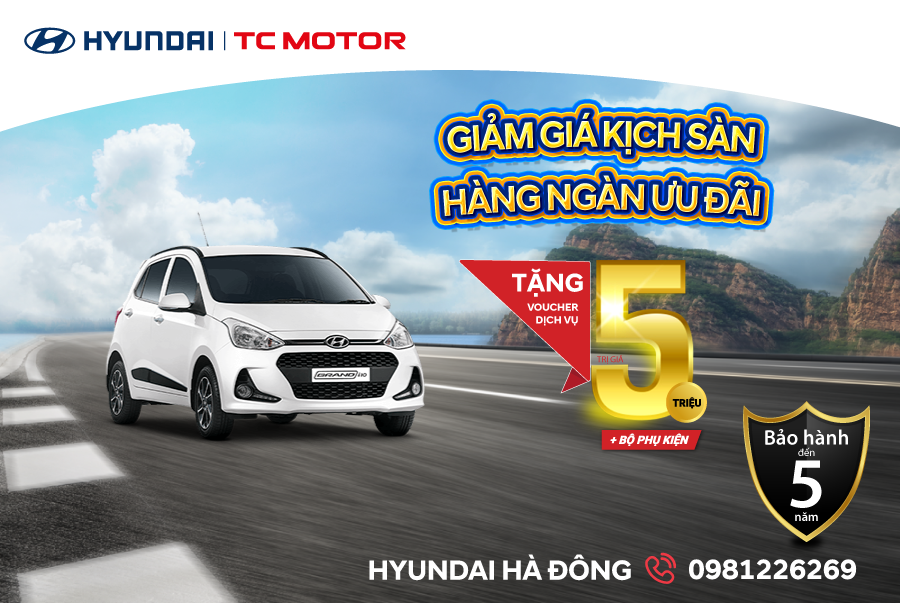HYUNDAI GRAND I10 GIẢM GI&Aacute; KỊCH S&Agrave;N HƯỞNG NG&Agrave;N ƯU Đ&Atilde;I