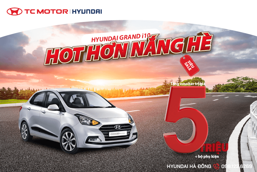 HYUNDAI GRAND I10 &ndash; SI&Ecirc;U SALE HOT HƠN NẮNG H&Egrave;