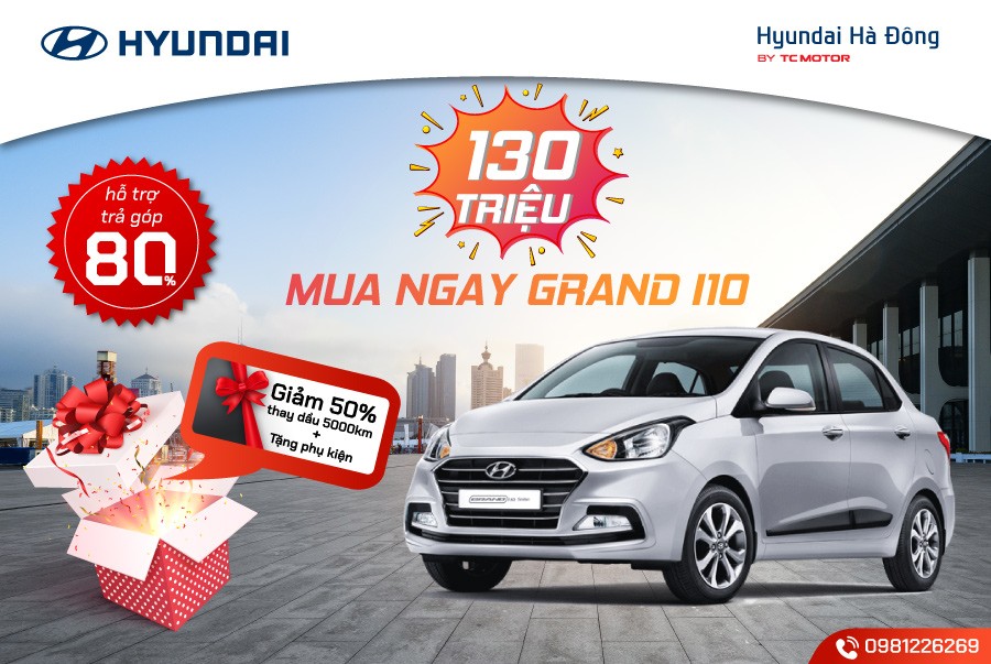 130 TRIỆU - MUA NGAY GRAND I10